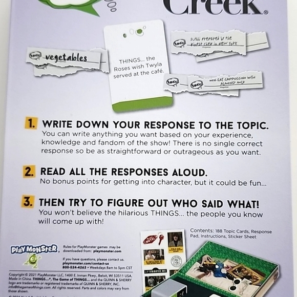 Things  Game The Schitts Creek Edition 4+ Players Ages 14+ - Picture 6 of 8